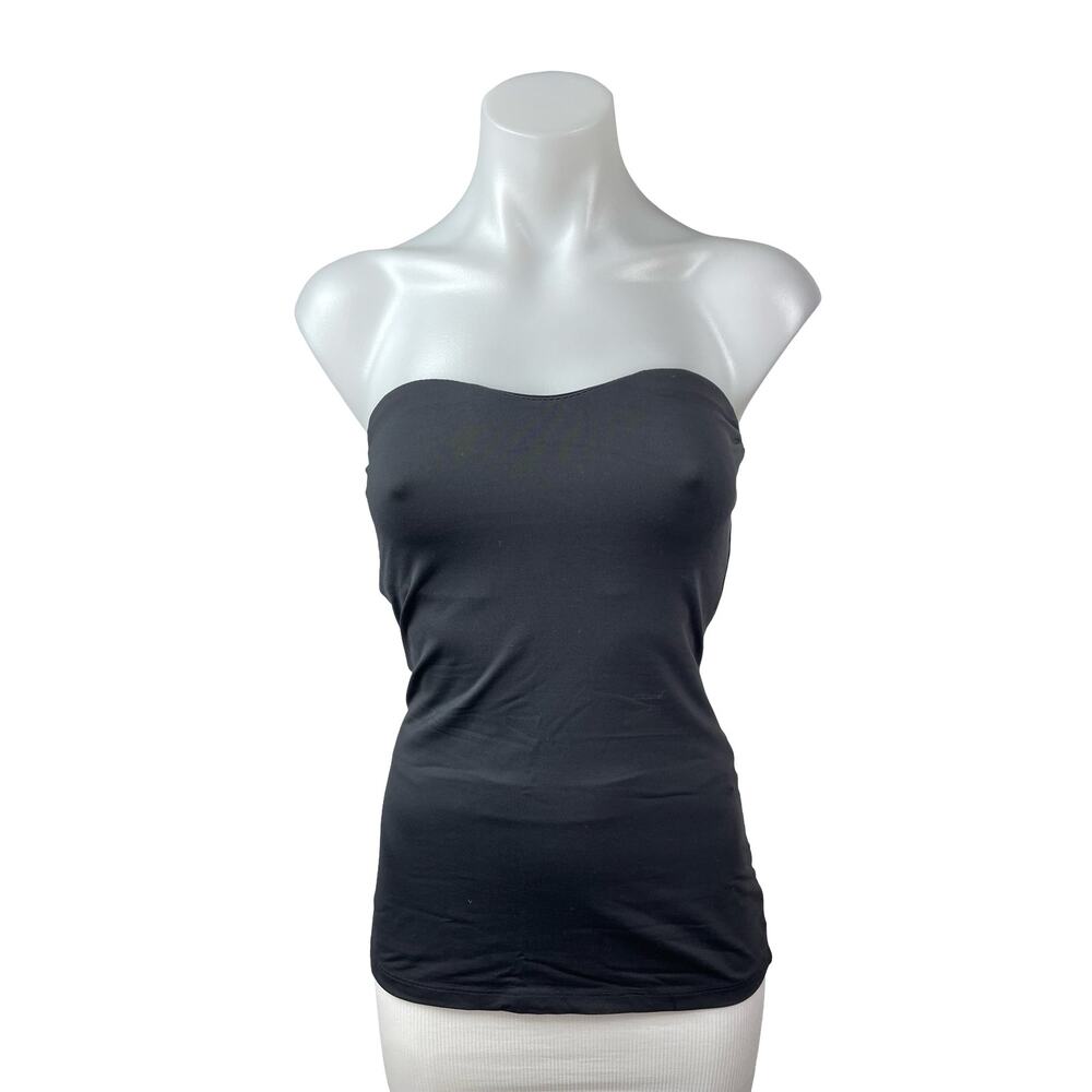 Kookai Women's Black Sleeveless Sweetheart Strapless Tube Bandeau Blouse Top 2